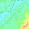 Mapa topográfico Pottes, altitude, relevo