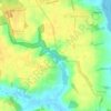 Mapa topográfico Newbourne, altitude, relevo