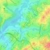 Mapa topográfico Despraiado, altitude, relevo