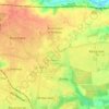 Mapa topográfico Rushmere St Andrew, altitude, relevo