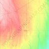 Mapa topográfico Antler No. 61, altitude, relevo