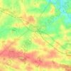 Mapa topográfico Janzé, altitude, relevo