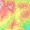 Mapa topográfico Sarraquinhos, altitude, relevo