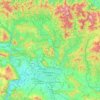 Mapa topográfico Ibarrak / Valles, altitude, relevo