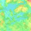 Mapa topográfico Eutin, altitude, relevo