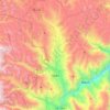 Mapa topográfico Huari, altitude, relevo