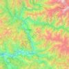 Mapa topográfico Kishtwar, altitude, relevo