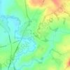 Mapa topográfico Halford CP, altitude, relevo