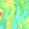 Mapa topográfico Cabeçudos, altitude, relevo
