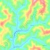Mapa topográfico Fleming-Neon, altitude, relevo