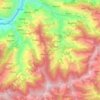 Mapa topográfico Nankhari, altitude, relevo