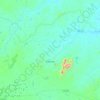 Mapa topográfico Ibaretama, altitude, relevo