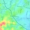 Mapa topográfico Zillmere, altitude, relevo