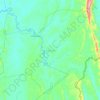 Mapa topográfico Ganganagar, altitude, relevo