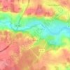 Mapa topográfico Bohal, altitude, relevo