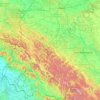 Mapa topográfico Букові праліси Карпат та інших регіонів Європи, altitude, relevo