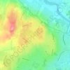 Mapa topográfico Rahoon, altitude, relevo