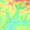 Mapa topográfico Padilha, altitude, relevo