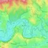 Mapa topográfico Termes, altitude, relevo