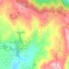 Mapa topográfico Insalde, altitude, relevo