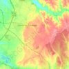 Mapa topográfico Glória do Ribatejo, altitude, relevo