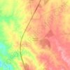 Mapa topográfico Aldeia dos Fernandes, altitude, relevo