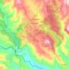 Mapa topográfico Carlopoli, altitude, relevo