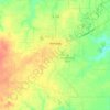 Mapa topográfico Millstadt, altitude, relevo