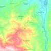Mapa topográfico Tifarouine, altitude, relevo