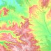 Mapa topográfico Fuentenava de Jábaga, altitude, relevo