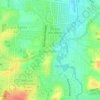 Mapa topográfico Rubem Berta, altitude, relevo