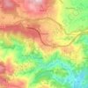 Mapa topográfico Torgueda, altitude, relevo