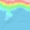 Mapa topográfico Λουτρό, altitude, relevo