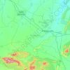 Mapa topográfico Piduguralla, altitude, relevo
