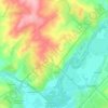 Mapa topográfico Ленинский сельсовет, altitude, relevo