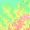 Mapa topográfico Terra Nova do Norte, altitude, relevo