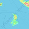 Mapa topográfico Municipality of Syros and Ermoupoli, altitude, relevo