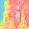Mapa topográfico Picnic Point-North Lynnwood, altitude, relevo
