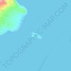 Mapa topográfico Culebra Island, altitude, relevo