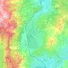 Mapa topográfico Washoe Valley CCD, altitude, relevo