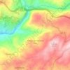 Mapa topográfico Fornos de Maceira Dão, altitude, relevo