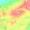 Mapa topográfico Higueruela, altitude, relevo