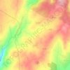 Mapa topográfico Eirado, altitude, relevo