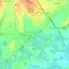 Mapa topográfico South Cerney, altitude, relevo