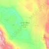 Mapa topográfico Lut Desert, altitude, relevo