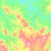 Mapa topográfico Diorama, altitude, relevo