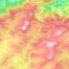 Mapa topográfico Barre, altitude, relevo