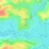 Mapa topográfico Локачі, altitude, relevo