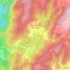 Mapa topográfico Figueiredo de Alva, altitude, relevo