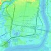 Mapa topográfico South Philadelphia, altitude, relevo